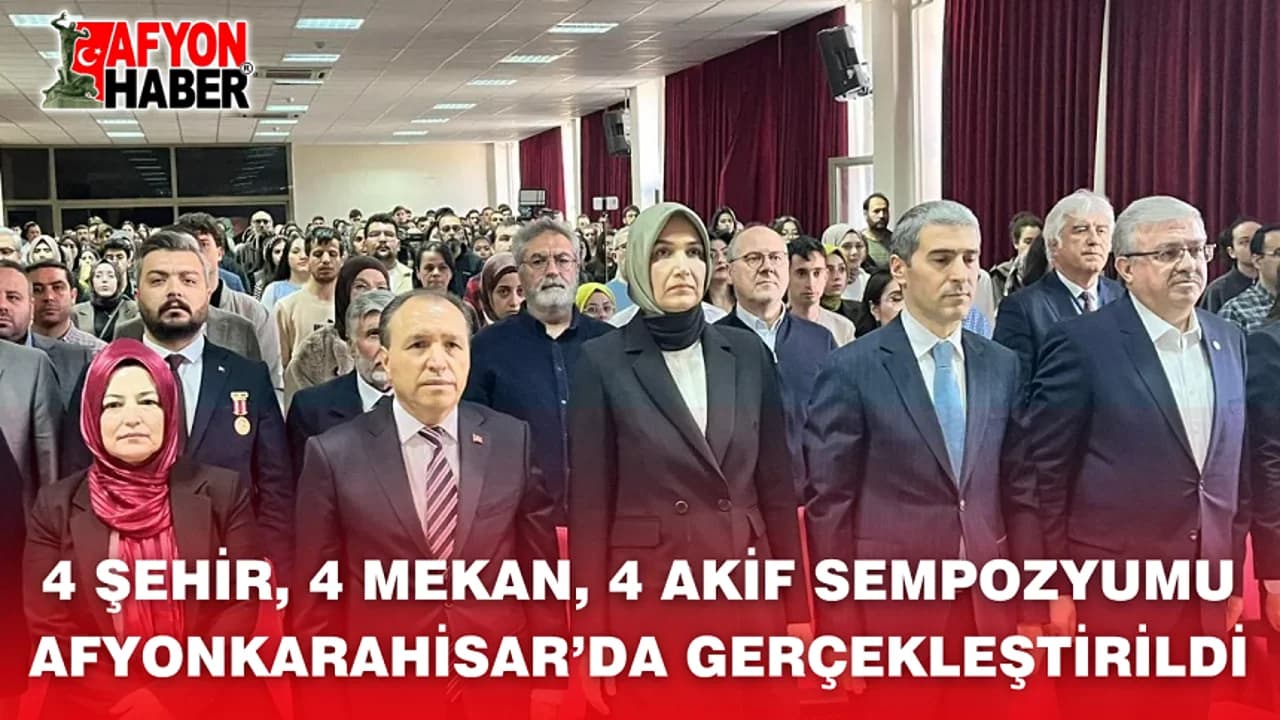 Afyonkarahisar’da "Mehmet Akif Ersoy" Anısına Kapsamlı Sempozyum Düzenlendi