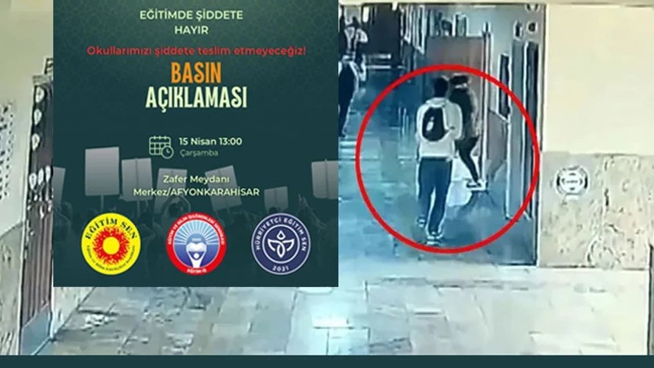 Afyonkarahisar'da Eğitimcilerden Siverek Tepkisi: Sendikalar İş Bırakma Eylemi Başlattı