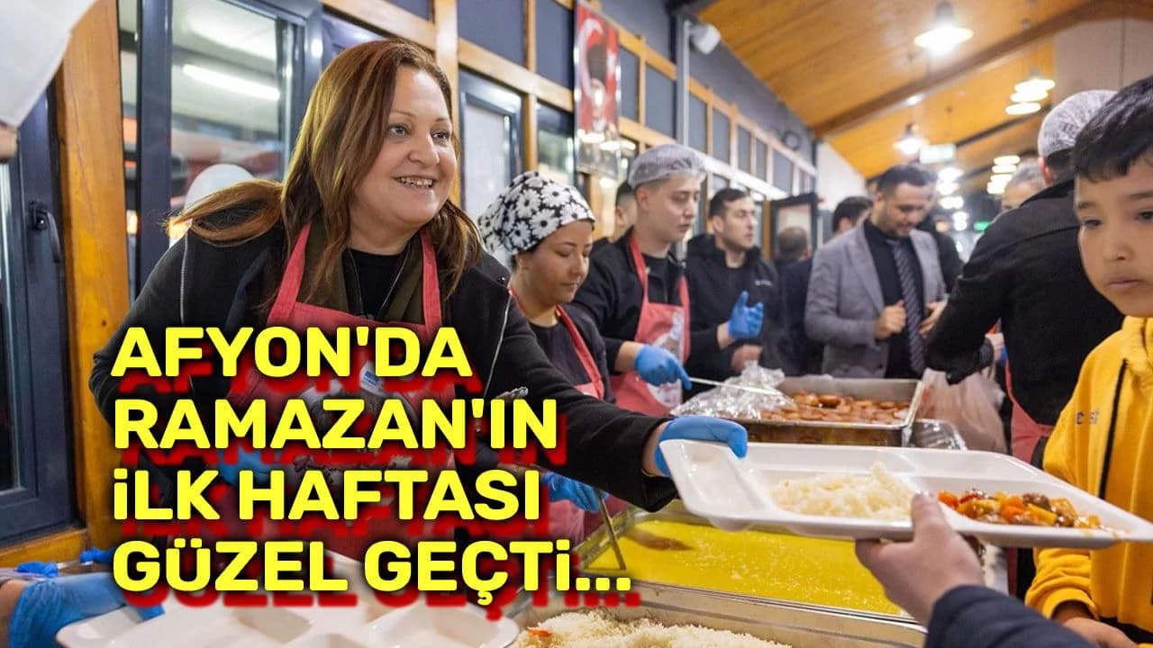 Afyonkarahisar’da Ramazan Coşkusu: Zafer Meydanı’nda Binlerce Kişi Aynı Sofrada Buluştu