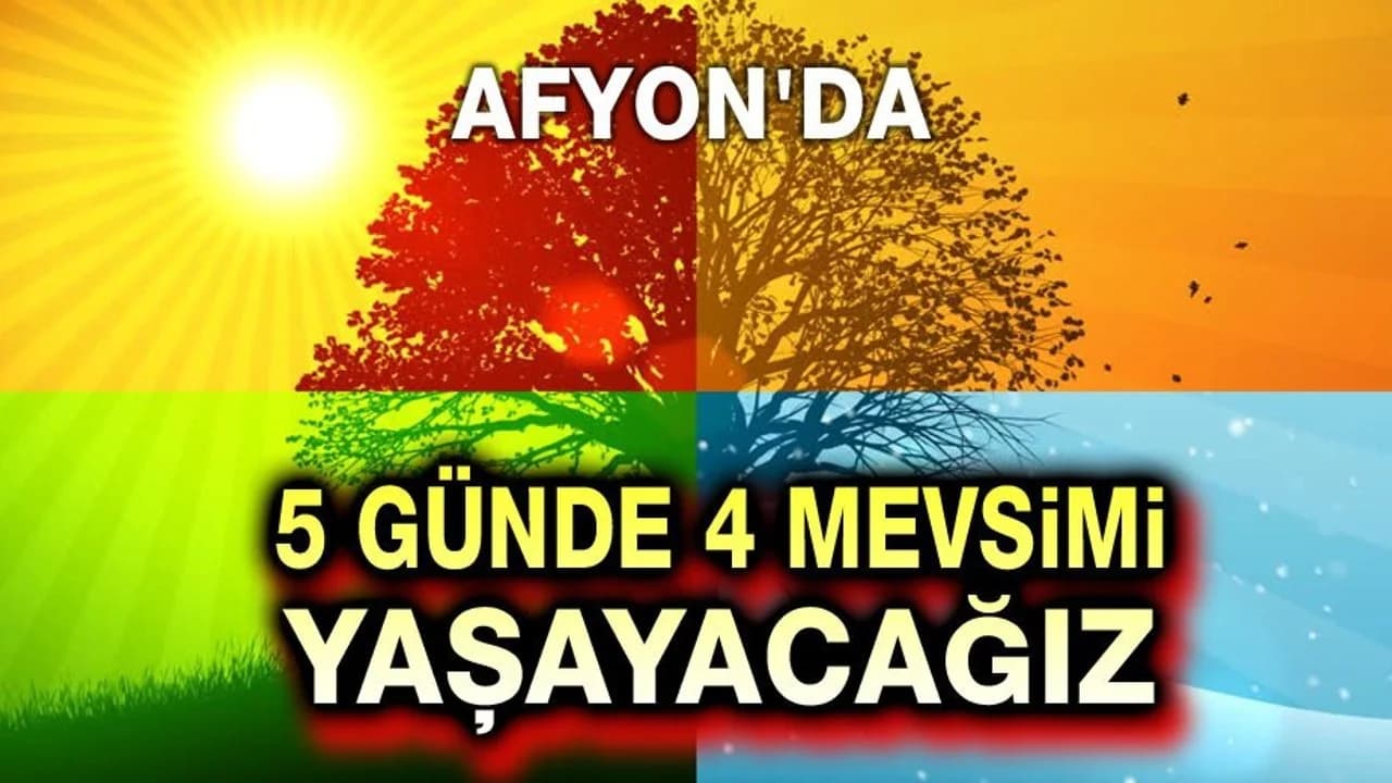 Afyonkarahisar'da Ani Hava Değişimi: Sağanak Yağışın Ardından Sıcaklıklar 1 Dereceye Düşecek