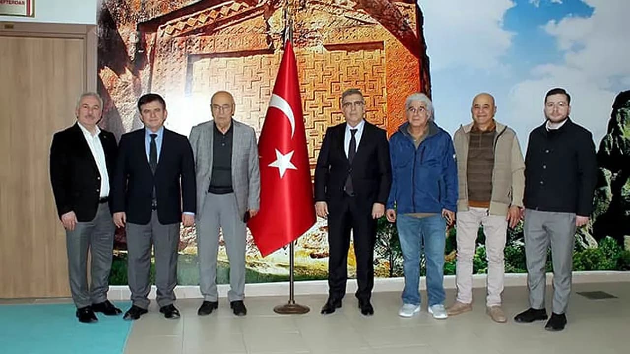 Afyon Heyetinden Eskişehir Defterdarı Müsevitoğlu’na Anlamlı Ziyaret