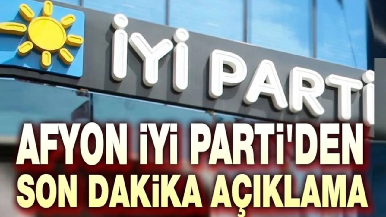 İYİ Parti Afyonkarahisar'dan İktidara Ekonomi Çağrısı: "Vatandaşın Feryadını Duyun"