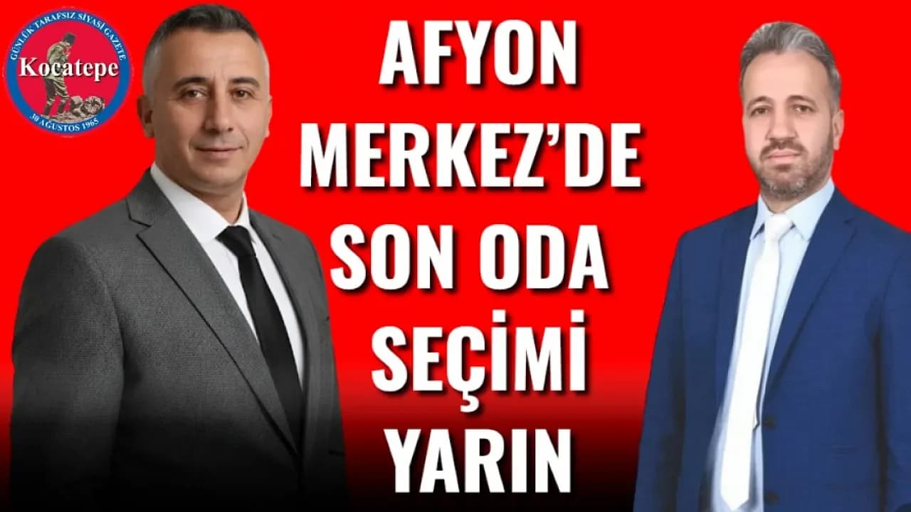 Afyonkarahisar’da Seçim Maratonu Sona Eriyor: Ağaç İşleri Esnaf Odası Sandık Başında