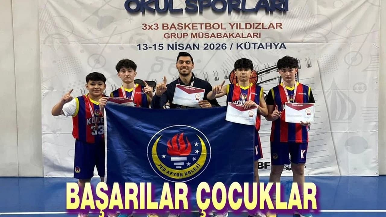 TED Afyon Koleji'nden Namağlup Şampiyonluk: Yıldız Erkekler Parkede Fırtına Gibi Esti