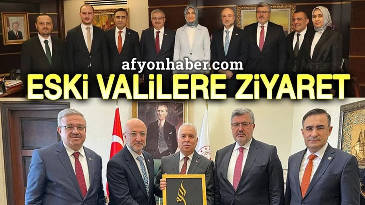Afyon Heyetinden Başkent Çıkarması: İki Eski Valiye Vefa Ziyareti