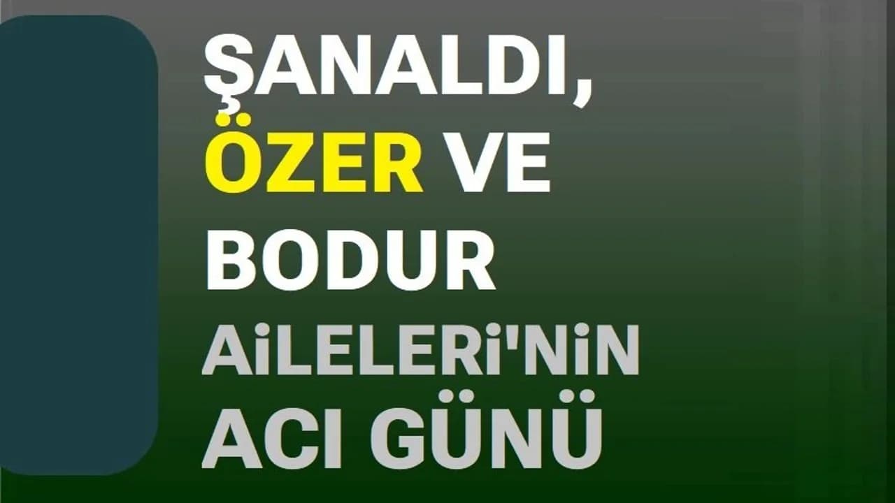 Afyonkarahisar'da Acı Kayıplar: Şanaldı, Özer ve Bodur Ailelerinin Yas Günü