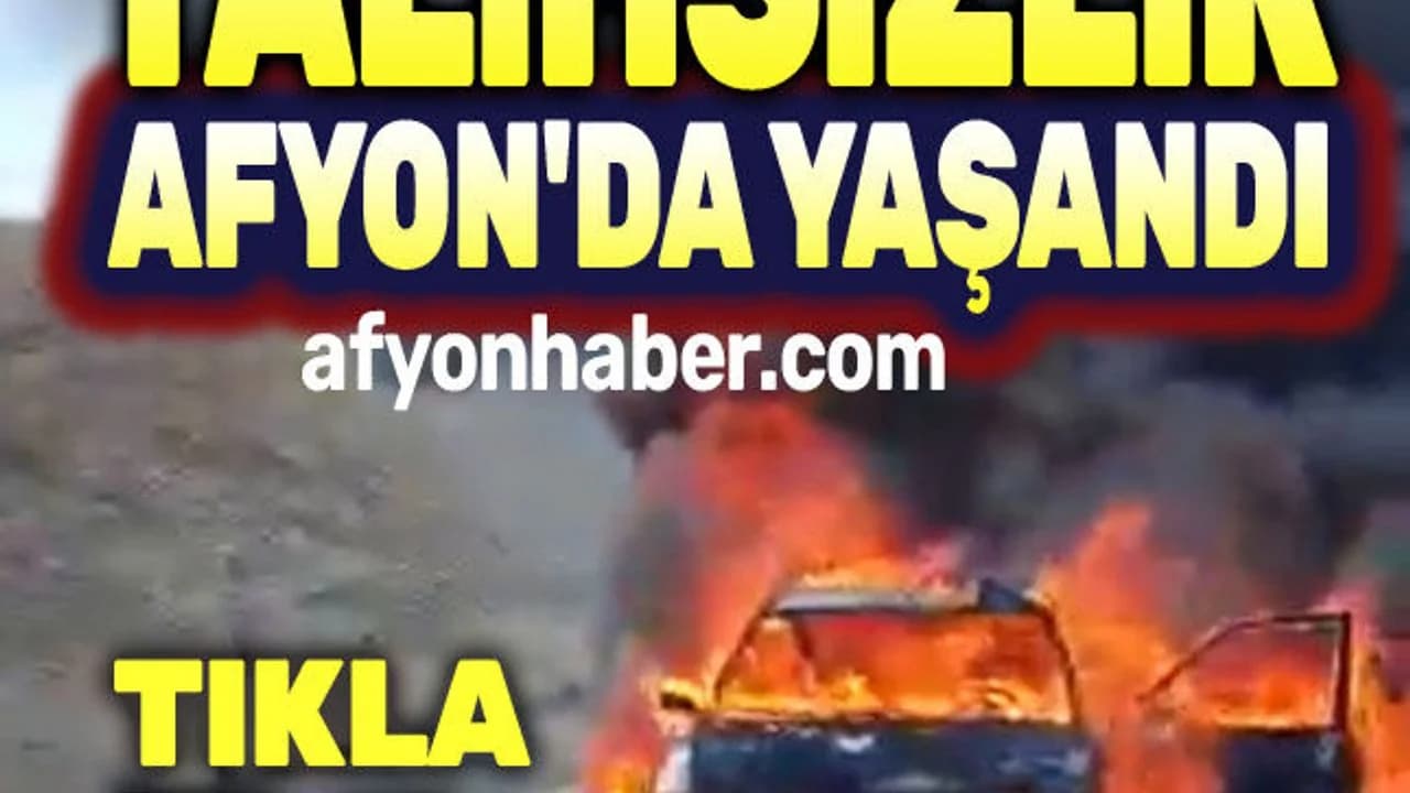 İhsaniye'de Talihsiz Olay: 5 Saatlik Otomobil Hurdaya Döndü