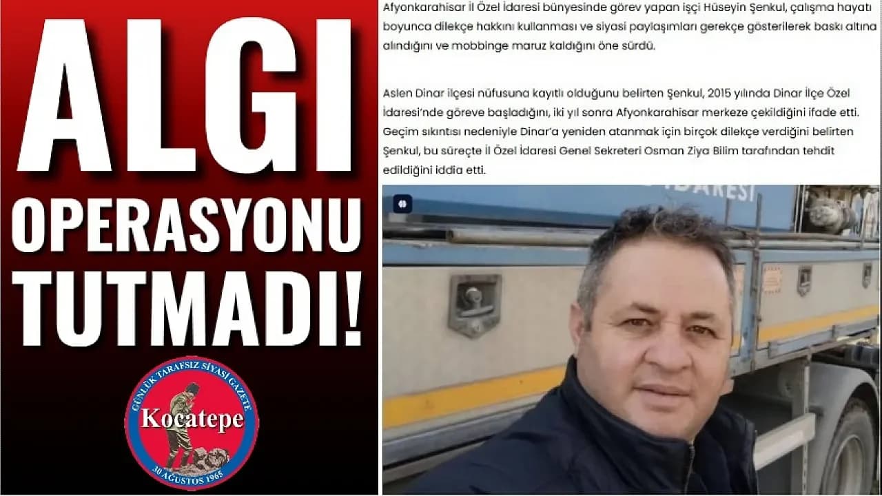 Özel İdare’de "Mobbing" İddiasına Fesih Kararı: İş Akdi Tazminatsız Sona Erdi