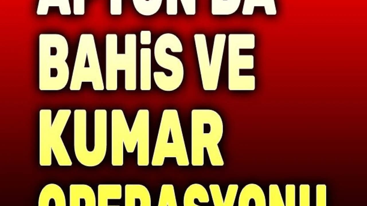Afyonkarahisar Merkezli Kripto Bağlantılı Sanal Kumar Operasyonu: 5 Tutuklama