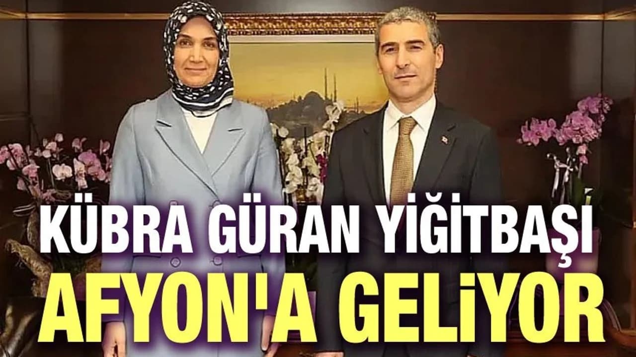 İçişleri Bakan Yardımcısı Kübra Güran Yiğitbaşı, İki Günlük Temaslar İçin Afyonkarahisar'a Geliyor