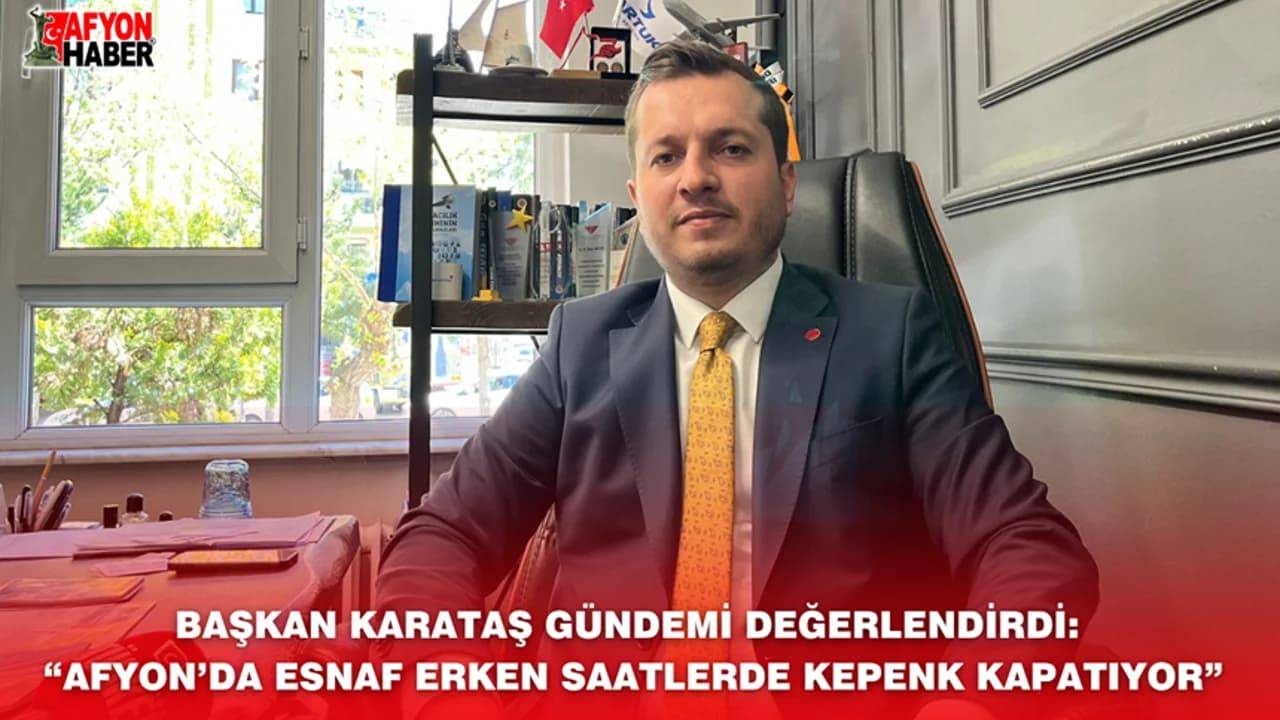 Ekonomik Darboğaz Afyonkarahisar Esnafını Vurdu: Erken Kapanan Kepenkler Gündemde