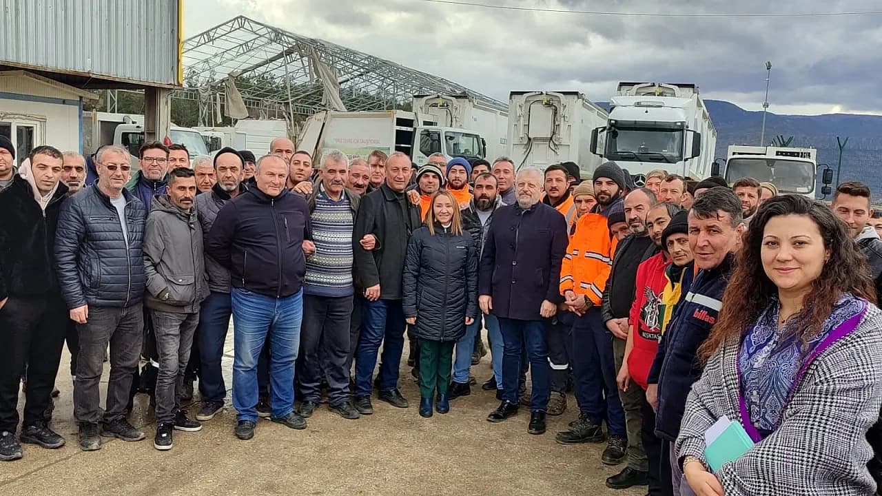 Başkan Tekin’den Katı Atık Tesisi Çalışanlarına Müjde: Zam Oranı Yüzde 37’ye Yükseldi