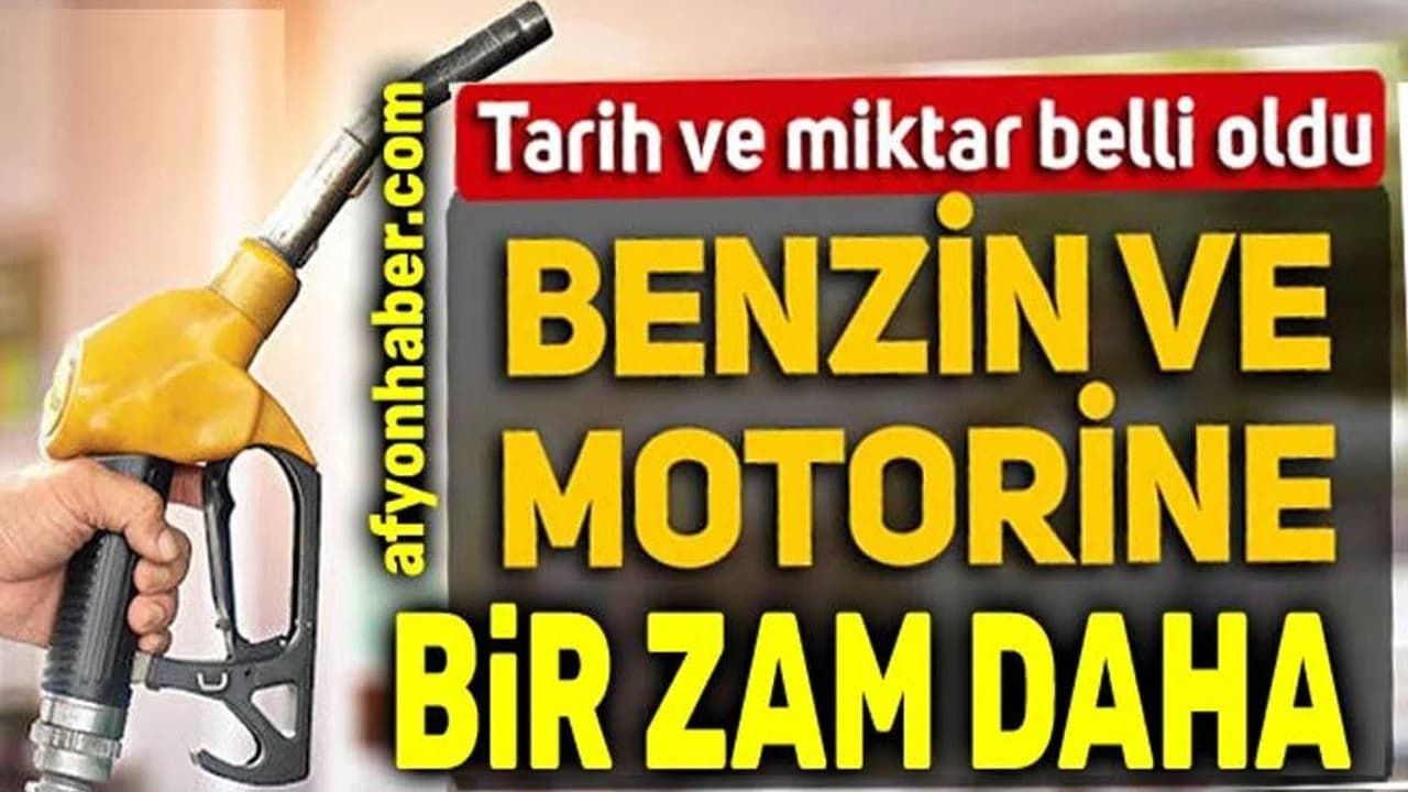Akaryakıtta Hafta Sonu Tarifesi: Benzin ve Motorine Zam Geliyor