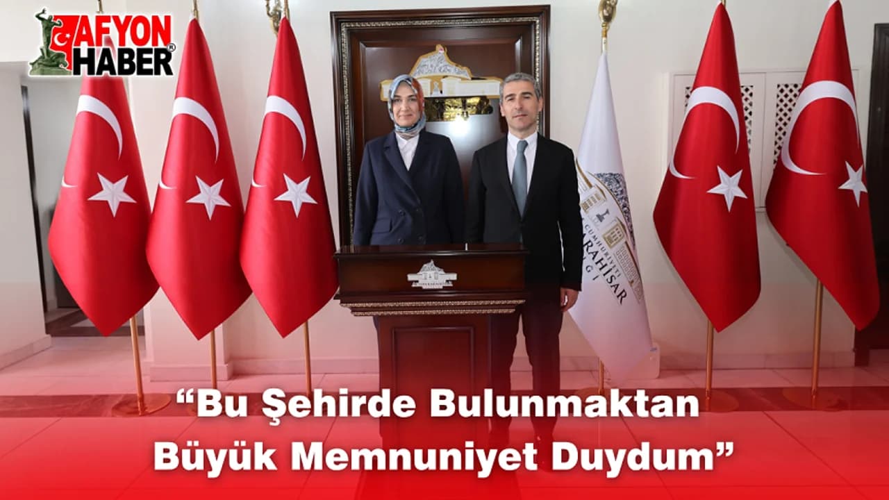 İçişleri Bakan Yardımcısı Yiğitbaşı'ndan Eski Görev Yeri Afyonkarahisar'a Ziyaret
