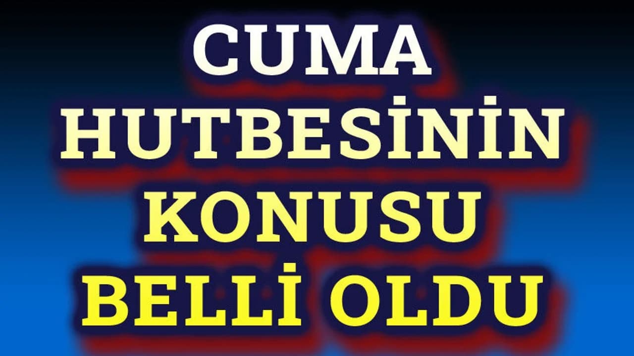 Diyanet'ten Cuma Hutbesi: Malı Arındıran İbadet Zekât ve Fıtır Sadakası