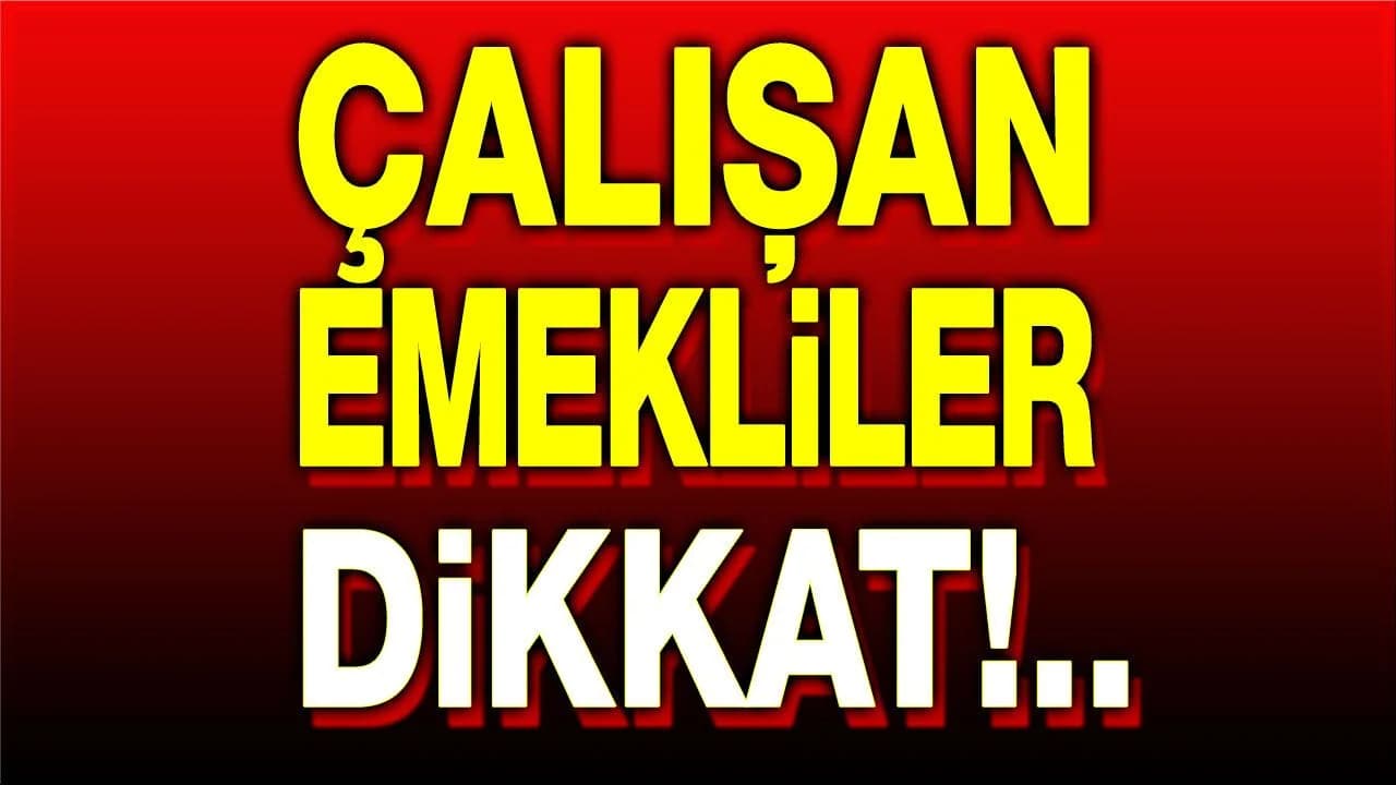 Emekli Olup Çalışmaya Devam Edenler İçin Kritik Uyarı: Maaş Kesintisi Riskine Dikkat