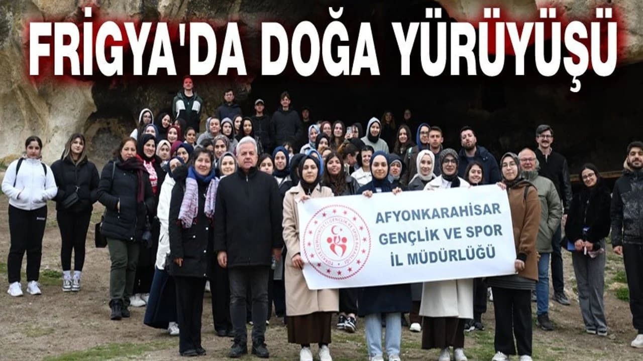 Ayazini’nde Tarihe Adım: 200 Öğrenci Frig Vadisi’nde Yürüdü