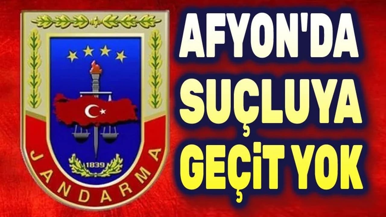 Afyonkarahisar'da Jandarmadan Sıkı Denetim: Aranan 45 Şüpheliden 14'ü Cezaevine Gönderildi