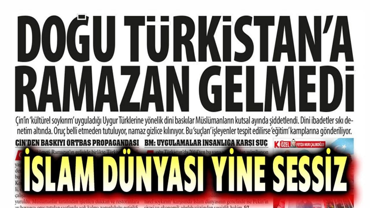 Doğu Türkistan’da İbadet Özgürlüğüne Ağır Darbe: Ramazan’da “Görünmez” Yasaklar Devrede