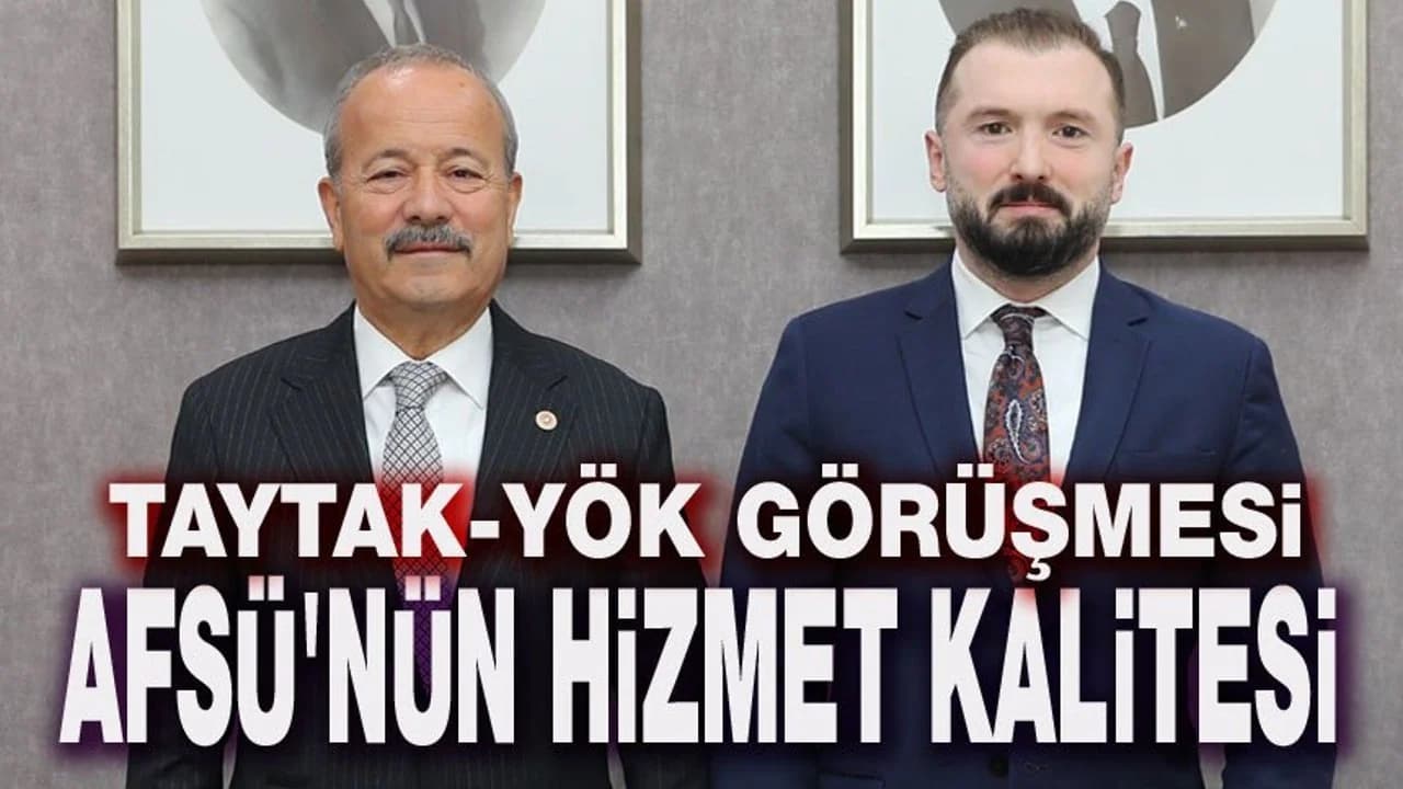 MHP Milletvekili Taytak'tan YÖK'e AFSÜ Çıkarması: Sağlık Hizmetlerinin Kalitesi Masaya Yatırıldı