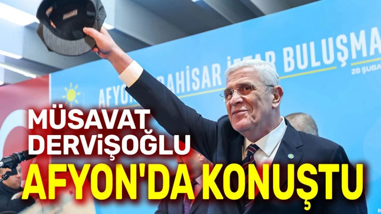 Dervişoğlu’ndan Afyon’da İttifak Sinyali: "Vagon Olmayız Ama İşbirliği Gerekebilir"