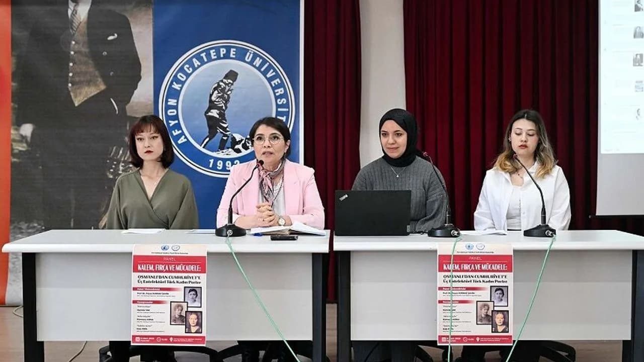 AKÜ'de "Öncü Kadınlar" Paneli: Kalem ve Sanatla Tarihe Yön Veren Üç Türk Kadını