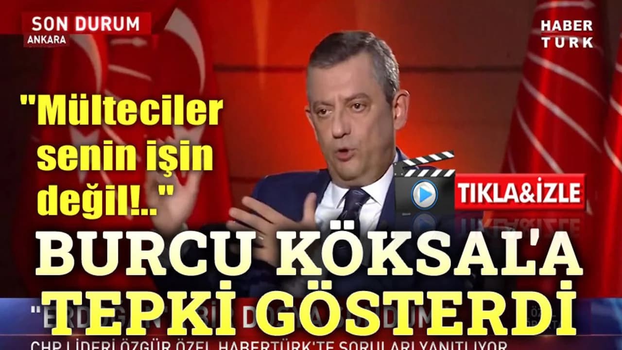 Özgür Özel’den Burcu Köksal’a Canlı Yayında Sert Mesaj: "Artık Hata Yapma Hakkı Yok"