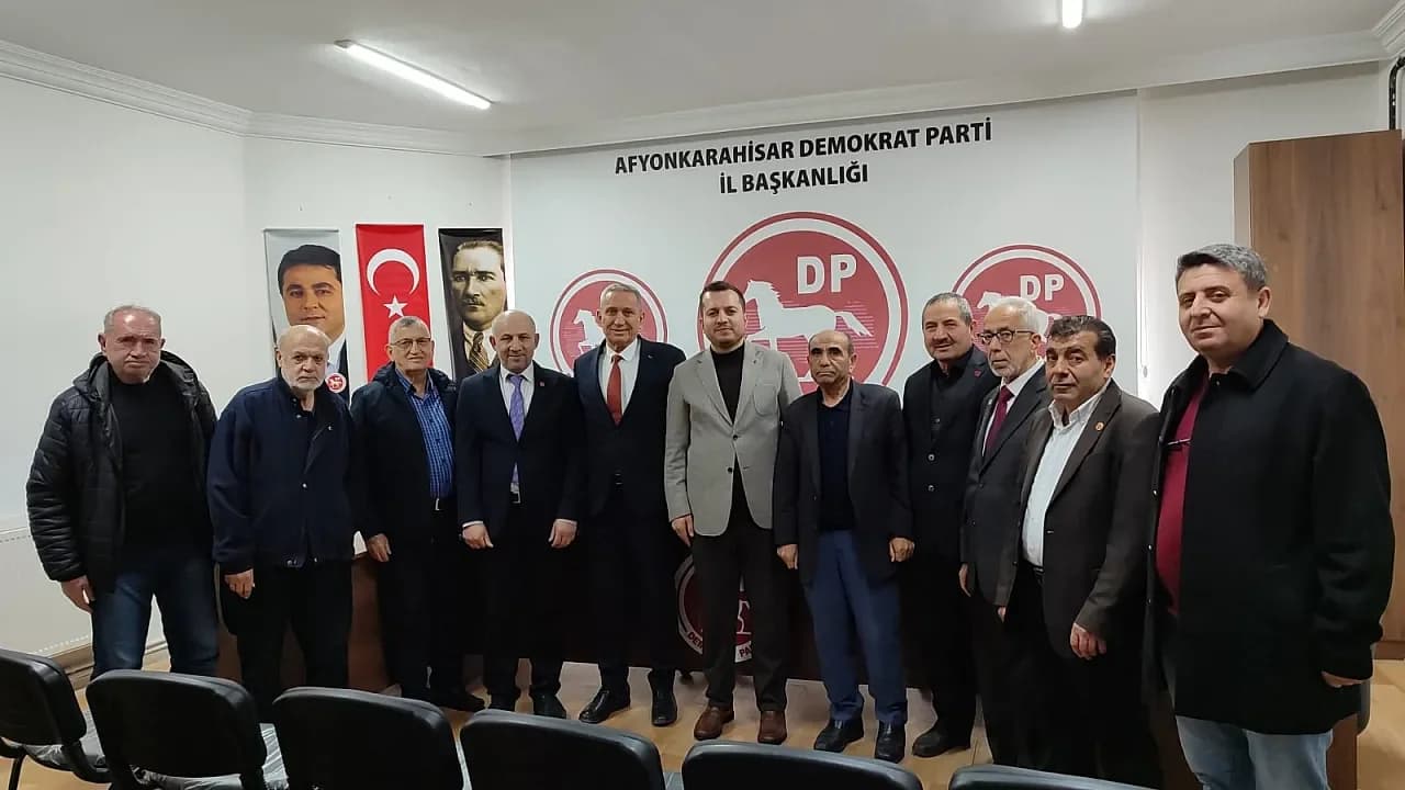 Saadet ve Demokrat Parti Kurmayları Afyonkarahisar İçin Bir Araya Geldi