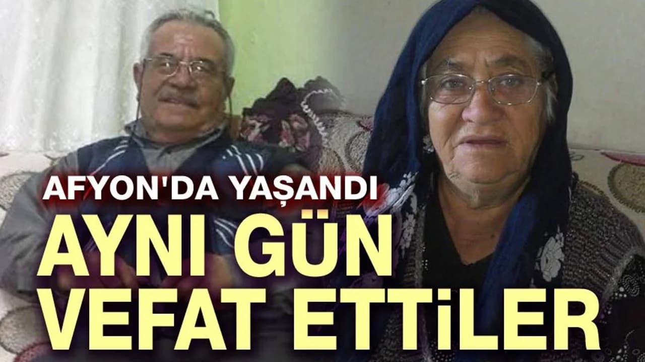 Sultandağı'nda Yarım Asırlık Çift 12 Saat Arayla Hayata Veda Etti