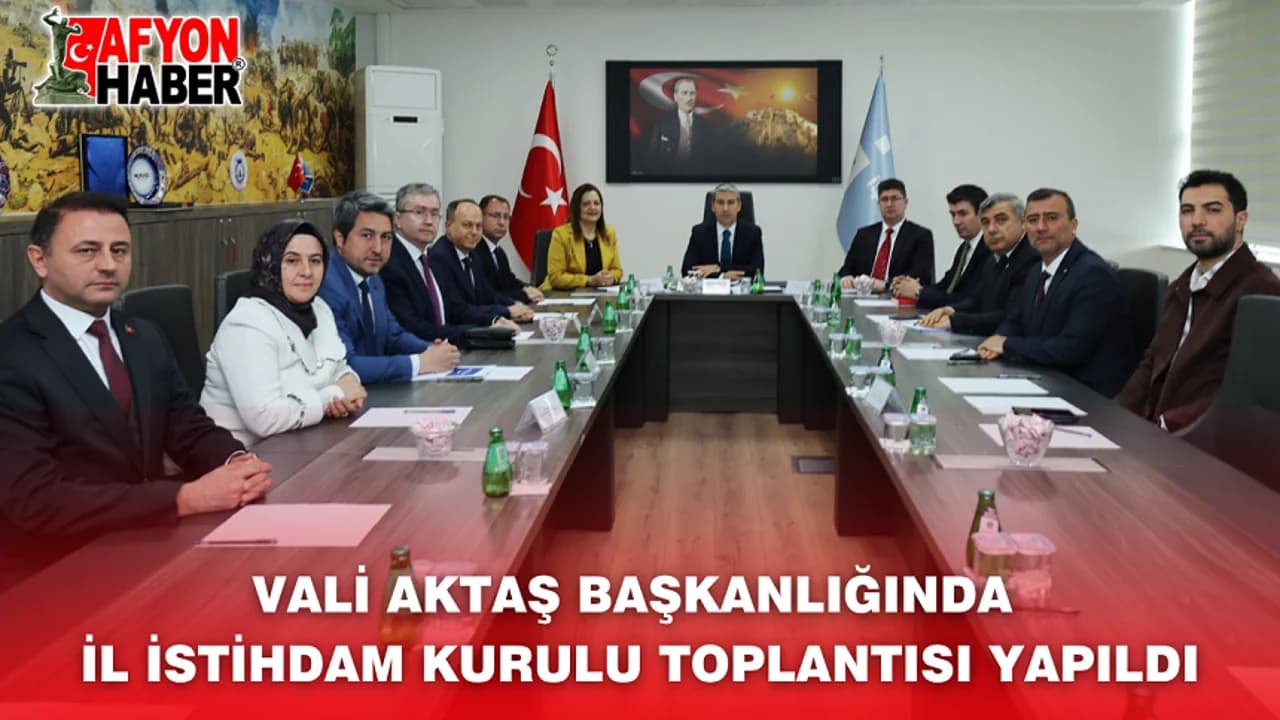 Vali Aktaş'tan İŞKUR Ziyareti: Afyonkarahisar'ın İstihdam Haritası Değerlendirildi